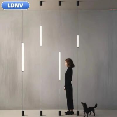 Uplifted Goods Italian Design Acrylic Line Floor Lamp For Bedroom And Living Room ceiling Type 50cm white Light 6000k
