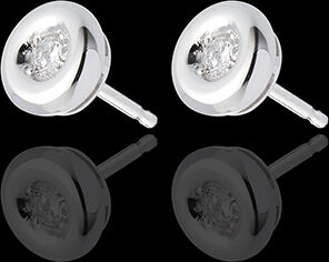 Edenly Ohrstecker Kelch in Weissgold