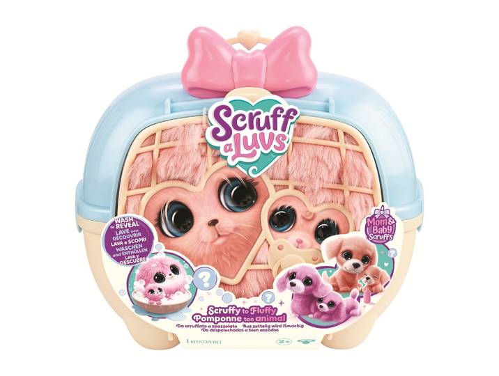 Peluche Interactive Mom & Baby Scruffs SCRUFF-A-LUVS