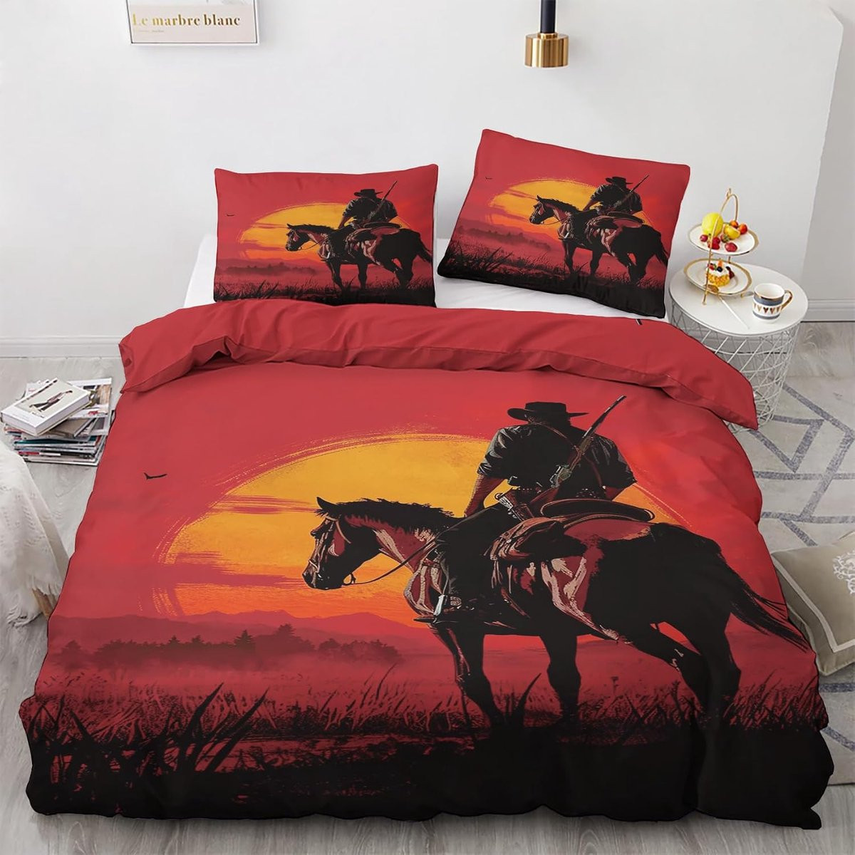 Dekbedovertrek Set Rode Ridder voor kinderen, 200 x 200 cm