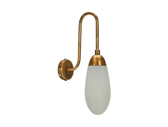 House Doctor Lampe murale Drop Laiton antique