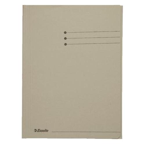 Esselte Flügelmappe 1033307 Folio Karton 240 mm x 318 mm Grau (A4) (1033307)