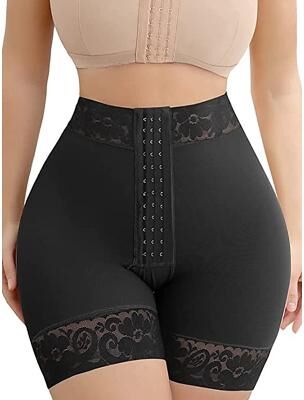 LightInthebox Women's Lace Body Shaper for Women Butt Lifting Shapewear Tummy Control Panties with Hook Closure Home Outfits