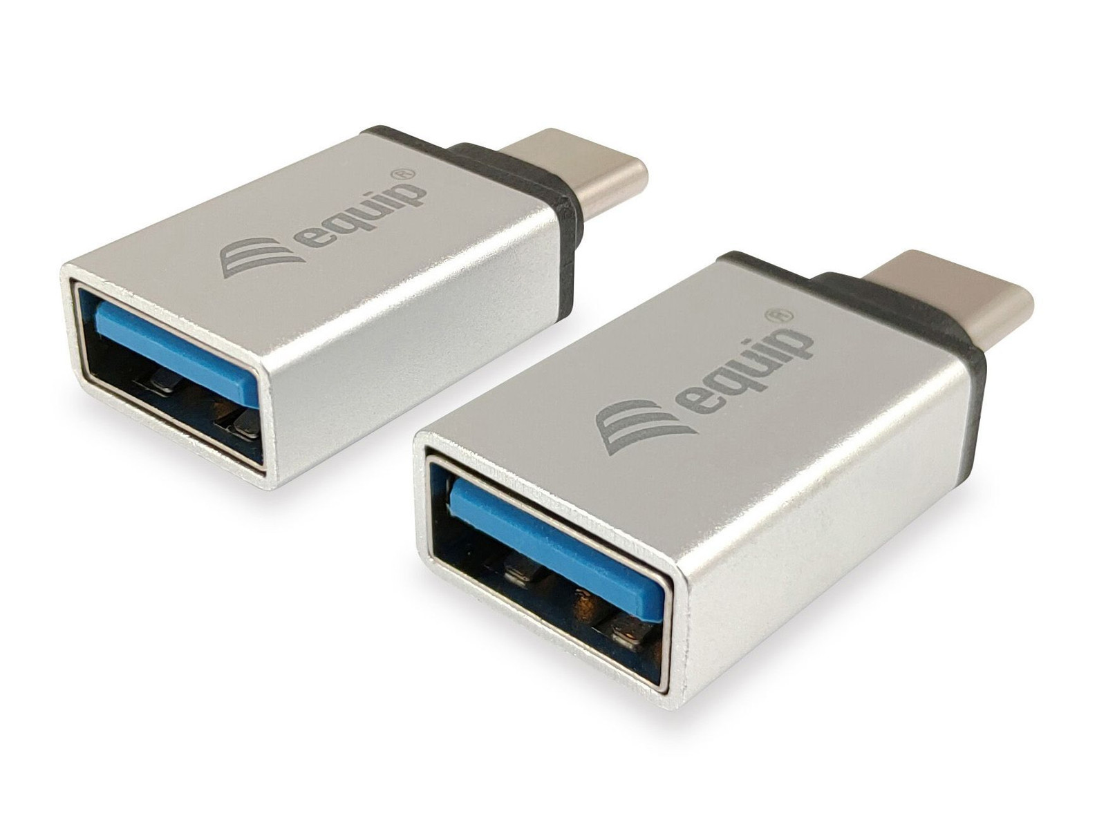 Equip 133473 USB-C naar USB-A Adapter, 2 stuks