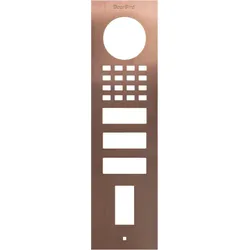 DoorBird D1102FV Fingerprint 50 Aufputz Frontblende – Bronze-Optik (PVD)
