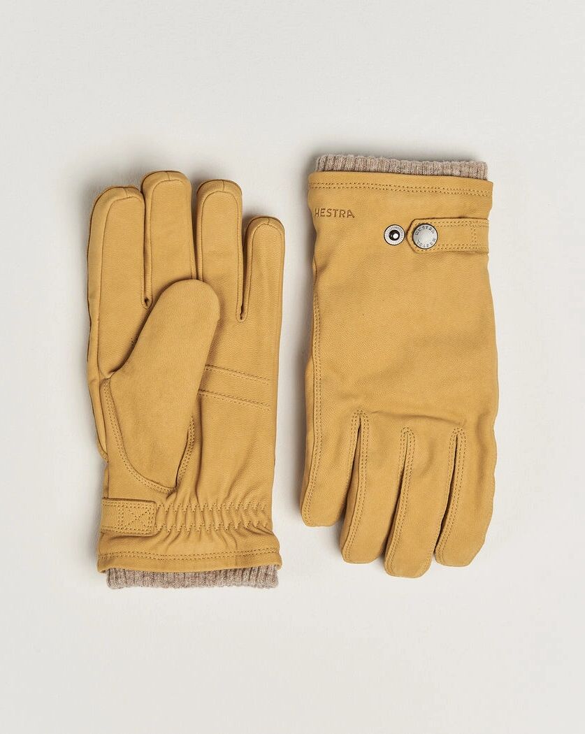 Hestra Bergvik Fleece Liner Buckle Nubuck Glove Tan