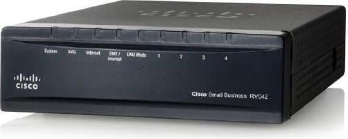Cisco RV042 Ethernet WAN Router, zwart