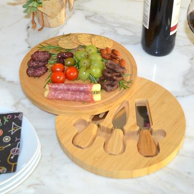Picnic at Ascot NCAA Clemson Tigers Bamboo Cheese & Charcuterie Board