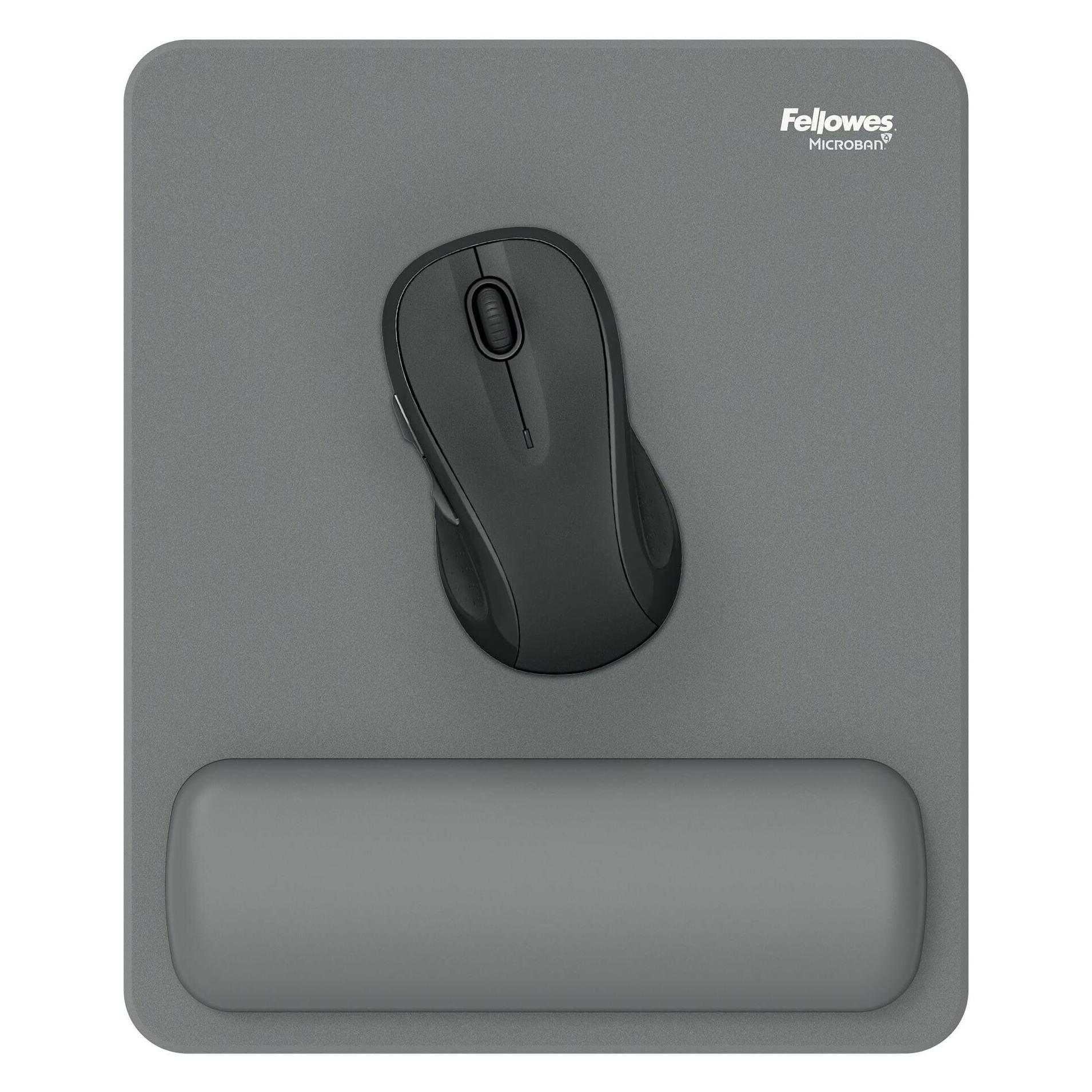 Fellowes Breyta Mauspad grau mit Handgelenkauflage (100142556)
