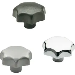 Ganter Norm Sterngriff DIN 6336 mit Gewindebuchse - 6336-KT-63-M12-K