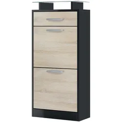 SCHUHSCHRANK Loret Front in Eiche sägerau