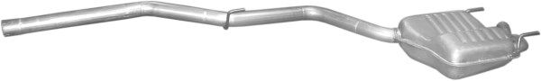 Polmo Endschalldämpfer 13186 Für Mercedes