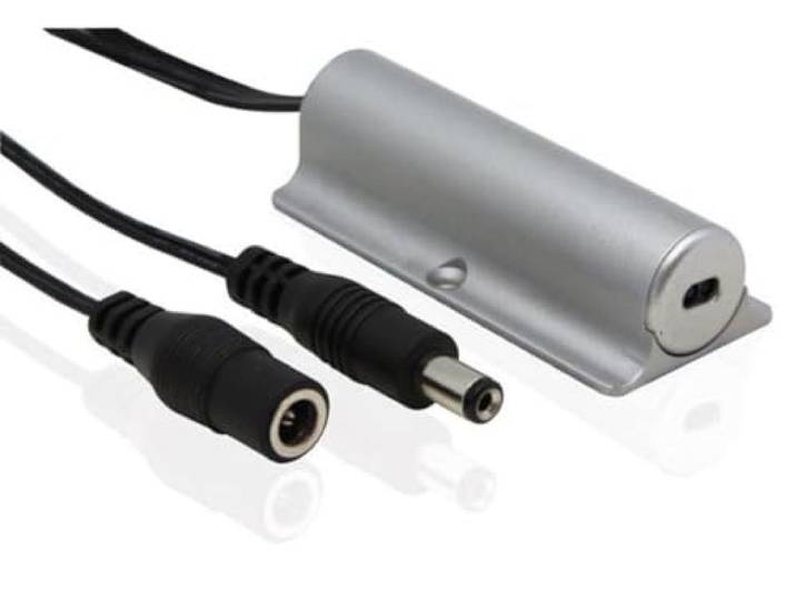 Perel IR-sensor voor ledstrips, perfect voor kastverlichting, activeert bij deuropening, geschikt voor gebruik met éénkleurige ledstrips, kabellengte 0,5 m, grijs