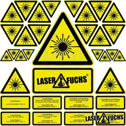 PICO 70104769 - Laserwarnaufkleber Set -Laserfuchs-