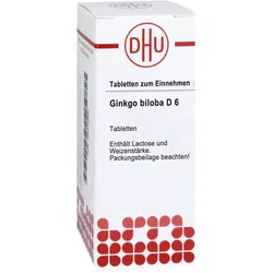 Ginkgo Biloba D 6 Tabletten