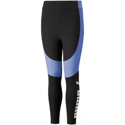 PUMA Favorite Logo High-Waist 7/8-Tights Mädchen 28 - PUMA black/elektro purple 176