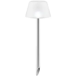Eva Solo, Gartenbeleuchtung, Gartenlicht SunLight mit Erdspiess Weiss matt/ Silber