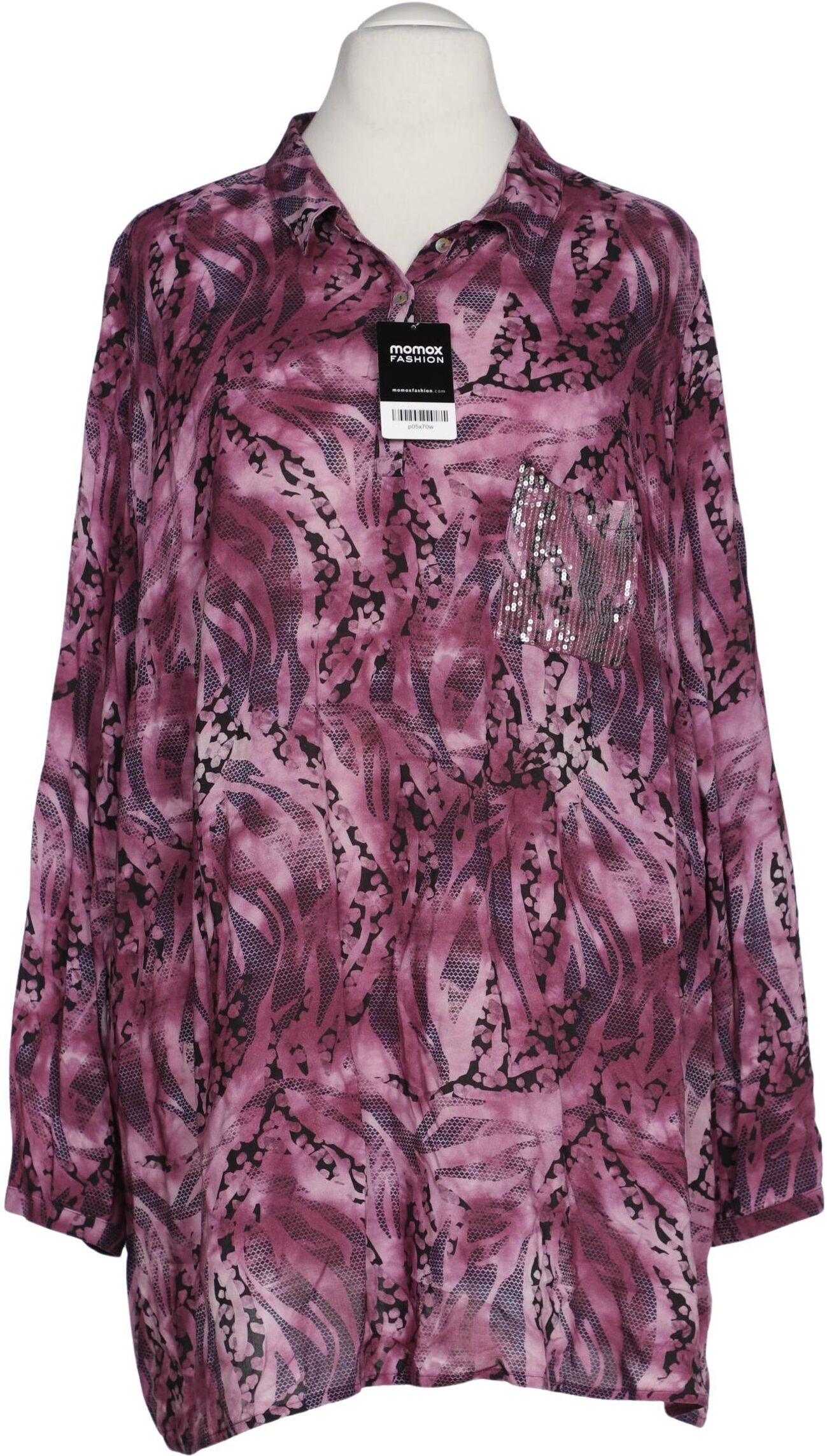 Studio Untold Damen Bluse, Lila, Gr. EU 54, Viskose - Second Hand