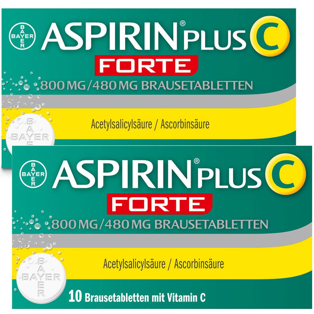 Aspirin Plus C F 800/480Mg 2x10 St Brausetabletten