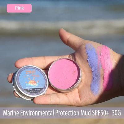 Uplift Essentials Eco Friendly Zinc Surfing & Diving Sunscreen Mud pink