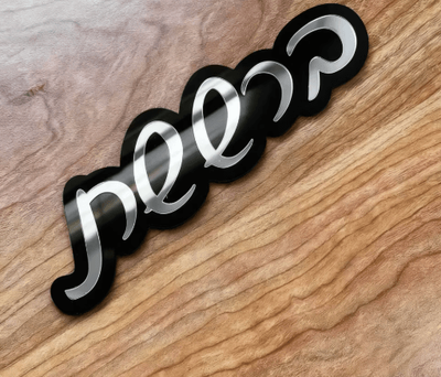 Inspire Picks Custom Acrylic Mirror Door Plaque Personalized Acrylic Mirror Sign For Home & Events silver Lettering width 10 Inch(25 Cm)