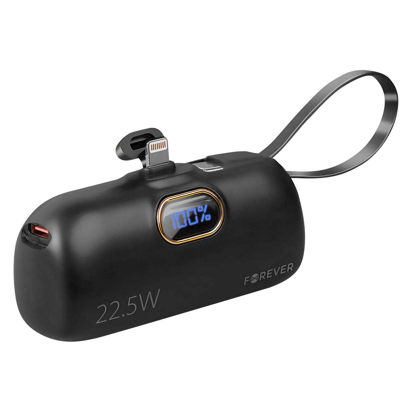 Forever Mini-Powerbank MTB-100 (5000 mAh, 22.50 W, 18.50 Wh) (MTB-100)