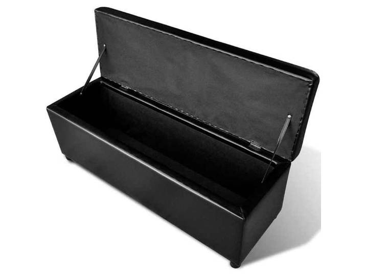 Siège de rangement - Noir - Banc long de rangement Pour intérieur - Bois - Noir 7509