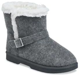 Women's Faux Wool Ankle Boot by GaaHuu in Grey (Size 8 M)