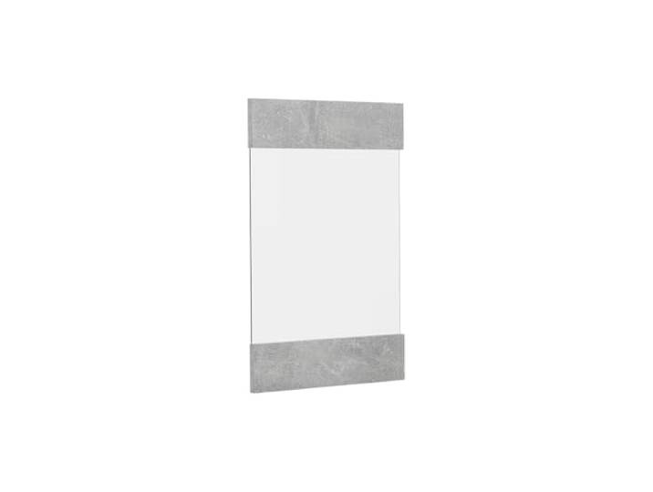 Vicco Küchenfront R-Line, Beton, 39.6 x 59 cm Möbelfront für den Hängeglasschrank, passend für R-Line Küchenschränke zur einfachen Montage