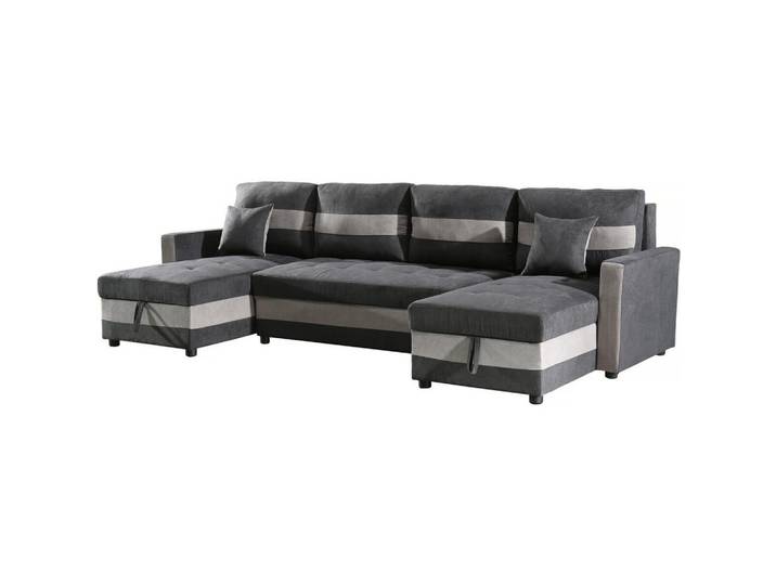 Habitat Garten Ecksofa antoine Grau, Dunkelgrau, 290x140 cm, Wohnzimmer, Sofas & Couches, Wohnlandschaften, Ecksofas
