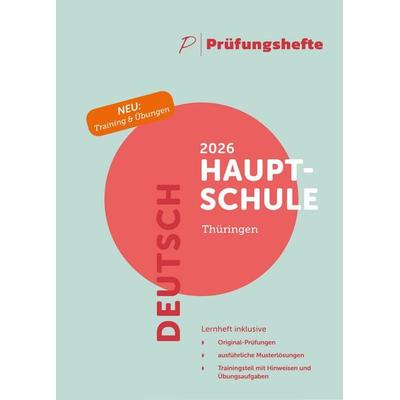Prüfungsheft & Training – 2026 Deutsch Hauptschule – Thüringen – Original-Prüfungen und Lösungen, Taschenbuch von , Prüfungshefte Verlag,