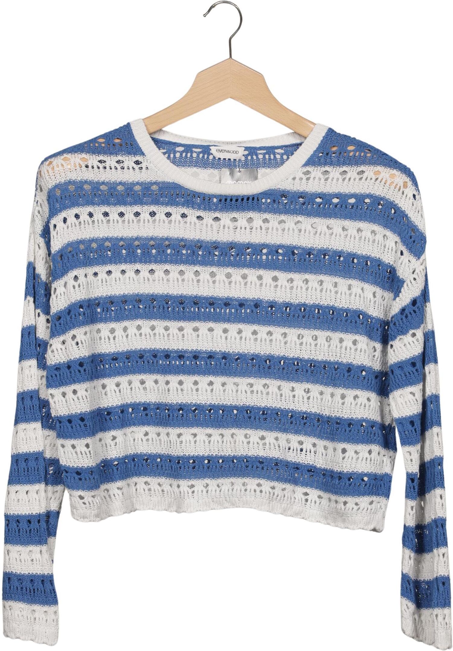 even odd Damen Pullover, Mehrfarbig, Gr. L, Baumwolle - Second Hand