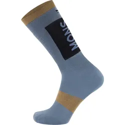 MONS ROYALE ATLAS SNOW MERINO Socken 2026 goblin blue - XL