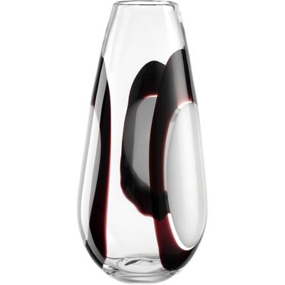 Dekovase LEONARDO "GK/Vase OCCHI BLANC", bunt (mehrfarbig), B:17,5cm H:37cm T:17,5cm, Glas, Vasen
