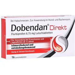 Dobendan Direkt Flurbiprofen 8,75 mg Lut 16 St