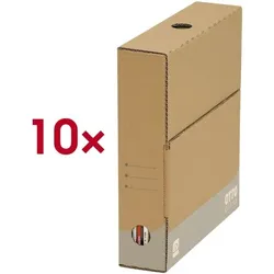 OTTO Office Budget Archivschachtel - 10 Stück braun