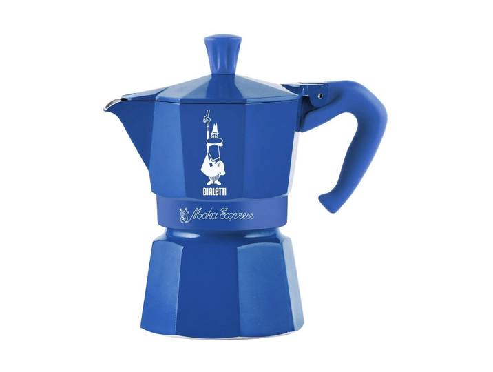 Espressokocher BIALETTI Bialetti Moka Express 3 T Candyland 3 Tassen, blau , blau, Kaffeemaschinen, Espressokocher