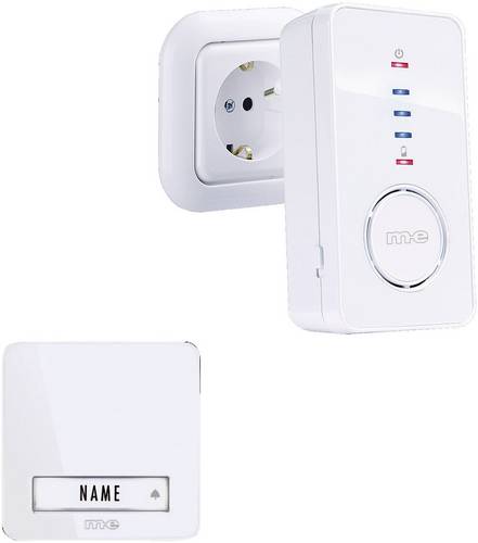 M-e modern-electronics 41098 Funkklingel Komplett-Set
