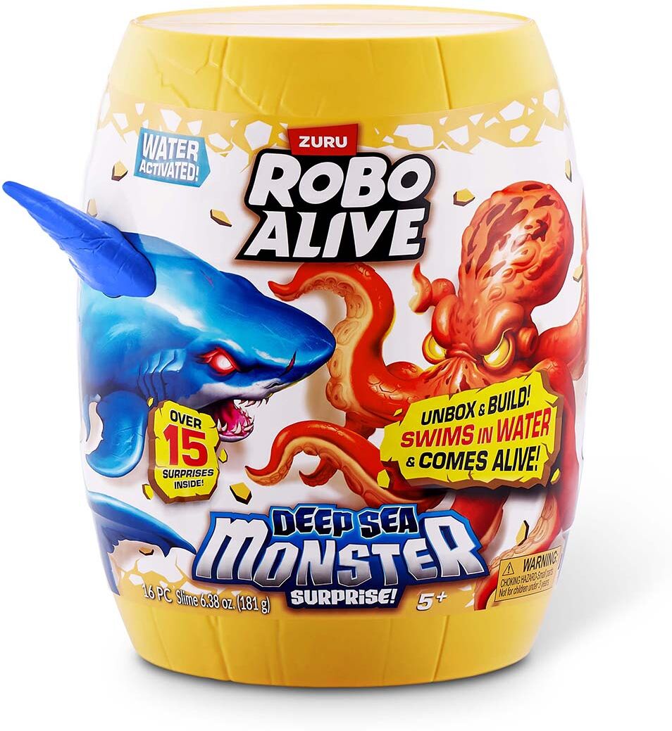 Robo Alive Set Sorpresa deep Sea Monster .