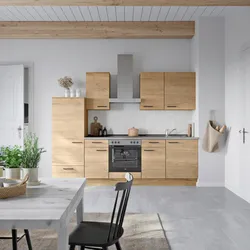 Küchenleerblock Structura Low o. Geräte Eiche dunkel