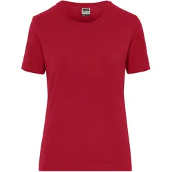 Damen Bio Stretch T-Shirt "JN1801" UV-Schutz - S - red