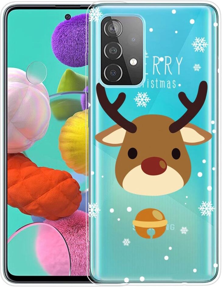 INCOVER Samsung Galaxy A53 (5G) TPU Plast Julecover - Merry Christmas - Rensdyr