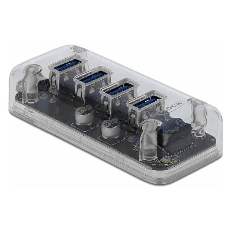 Delock USB-Hub 64087 USB 3.0 - 4x Typ-A (USB-A, 4 Ports) (64087)