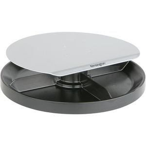Kensington Monitorständer Spin Station, Kunststoff, Durchmesser: 32cm, 360° drehbar, schwarz/grau