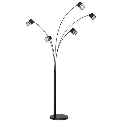 GLOBO LIGHTING Stehlampe "LUCERO", schwarz, 1 Stk., Leuchten, Stehleuchte/Wohnzimmer/Schlafzimmer/Flur, Stehlampe