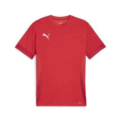Fußballtrikot PUMA "TEAMGOAL MATCHDAY JERSEY", Herren, Gr. XL, rot (puma rot, puma weiß, fast rot), Interlock, Obermaterial: 100% Polyester, unifarben, regular fit normal, Rundhals, Trikots Fußballtrikot, Trikot, für Sportmode und Streetwear, mit...