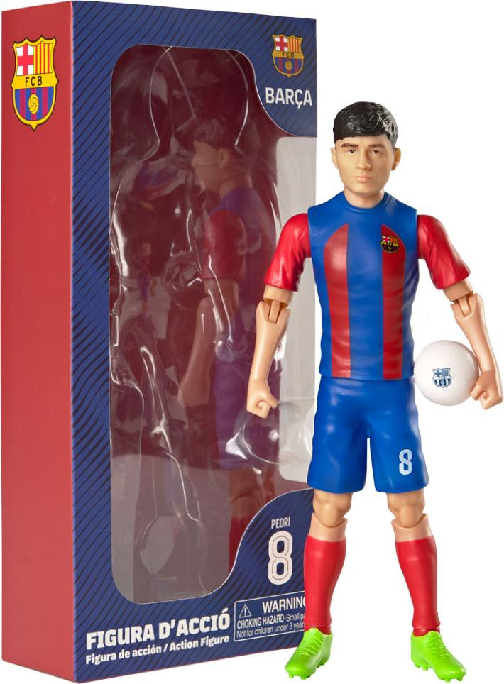 Banbo Toys FC Barcelona Pedri verzamelbeeldje Premium editie, 20 cm
