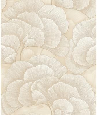 Veer Decor Embroidered Ginkgo Wallpaper