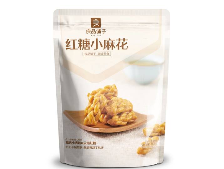 BESTORE Krokante gedraaide frituurdeegsnack met bruine suiker 160 g