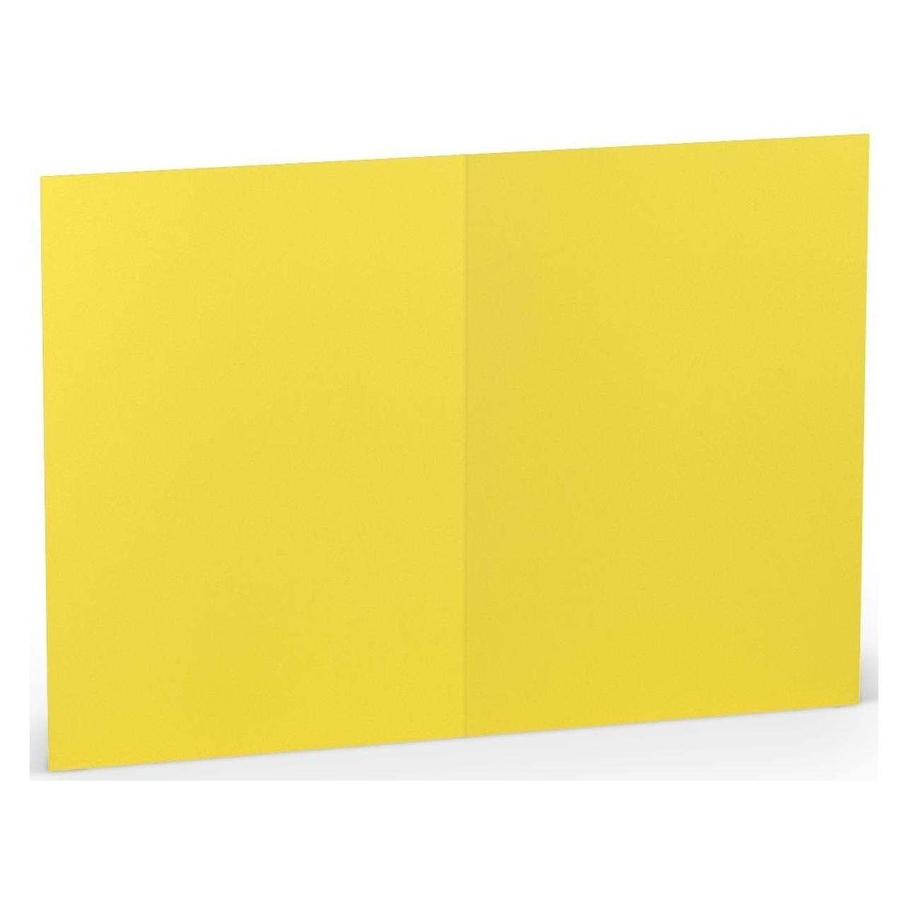 Rössler Coloretti Karten A6 Goldgelb im 5er Pack ungefalzt zum Selbstgestalten (5 Stk.) (220770543)